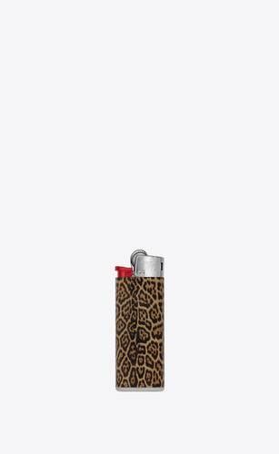 ysl leopard lighter|Saint Laurent.